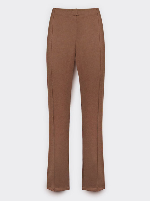 Pantalon slim en point milanais