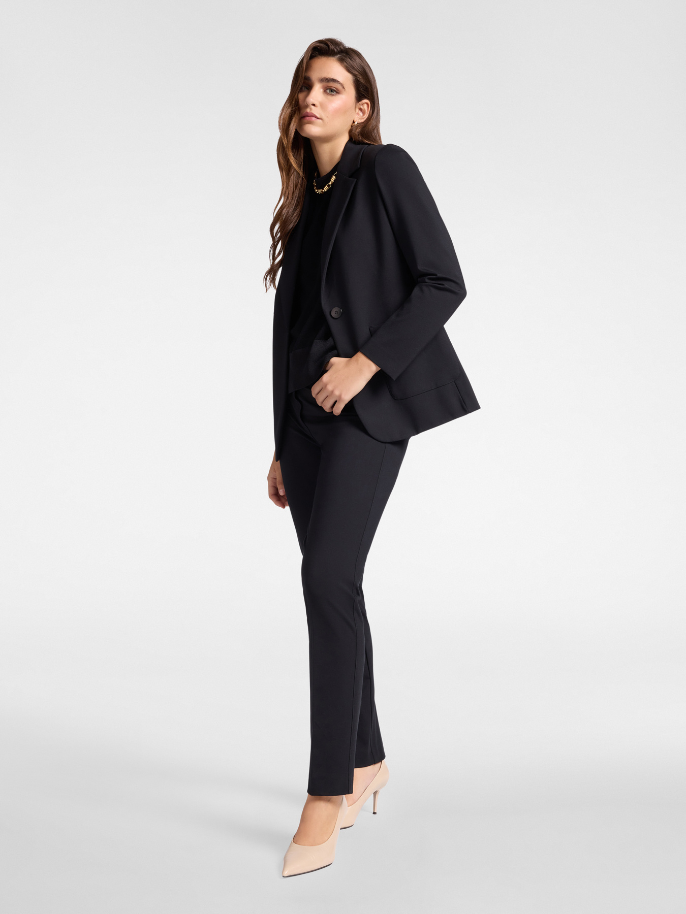 Pantalon slim en maille Milano