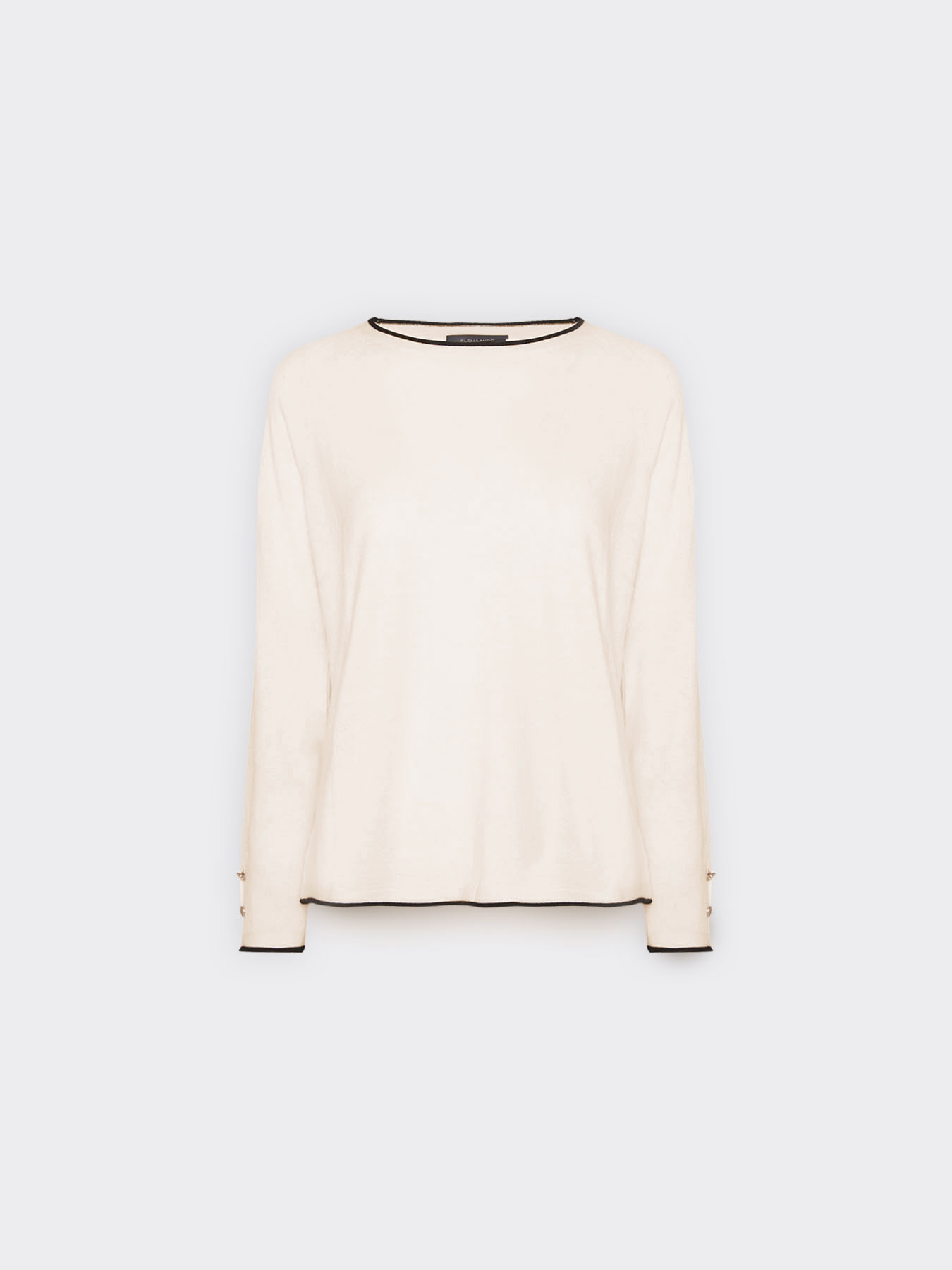 Sweater with contrasting edge image number 4