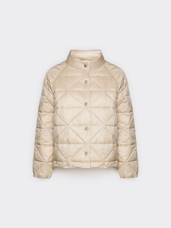 Leichte Daunenjacke aus gestepptem Nylon