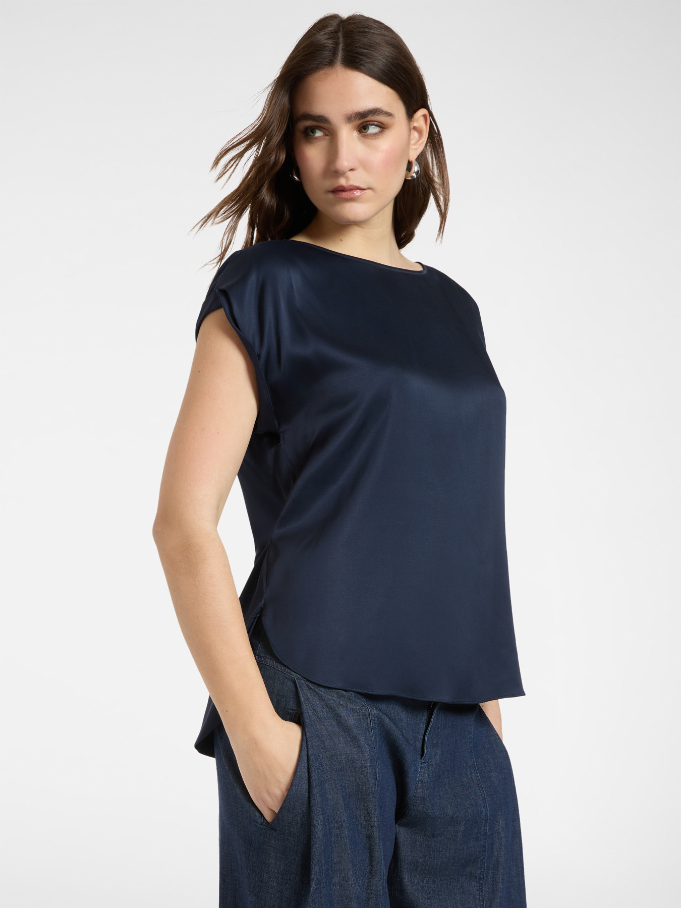 Satin blouse image number 0