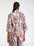 Printed cotton muslin shirt image number 1