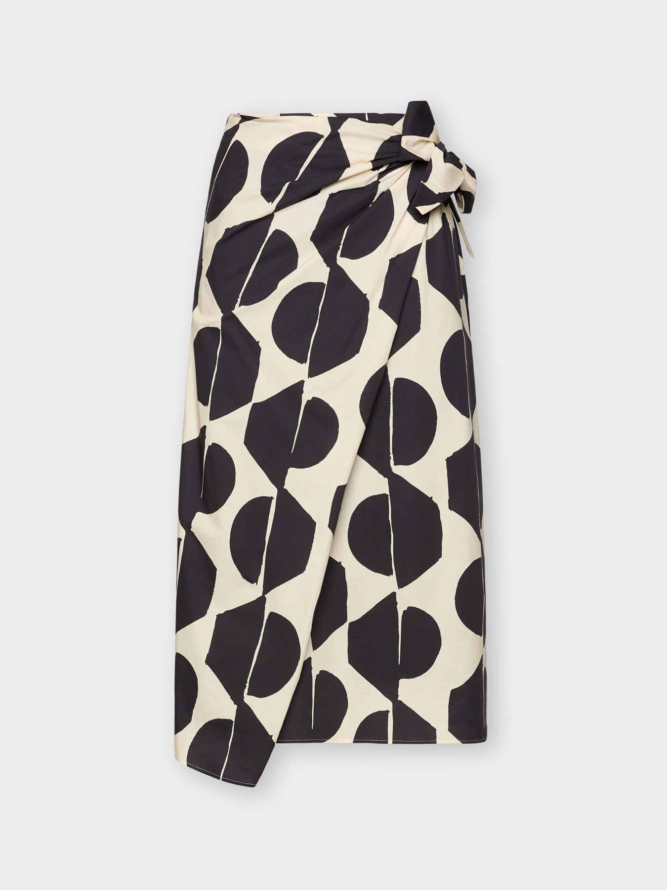 Printed sarong skirt image number 4