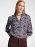 Printed viscose shirt image number 0