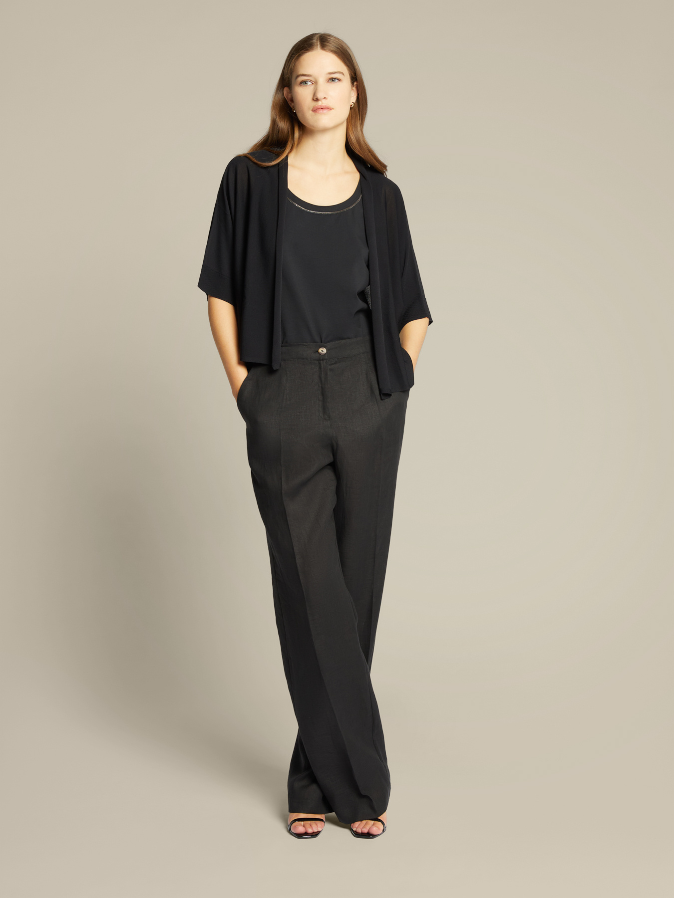 Cardigan aperto corto image number 2