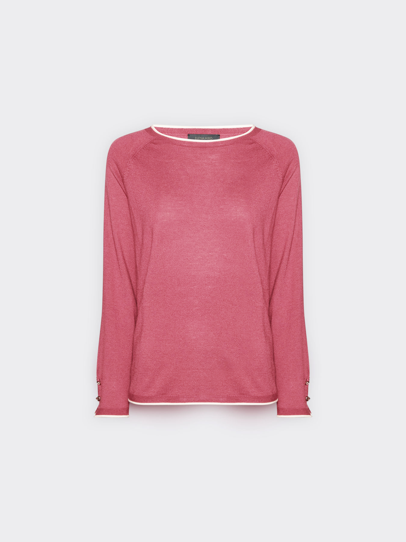 Maglia con bordo a contrasto image number 4