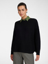 Pure wool boatneck sweater image number 0