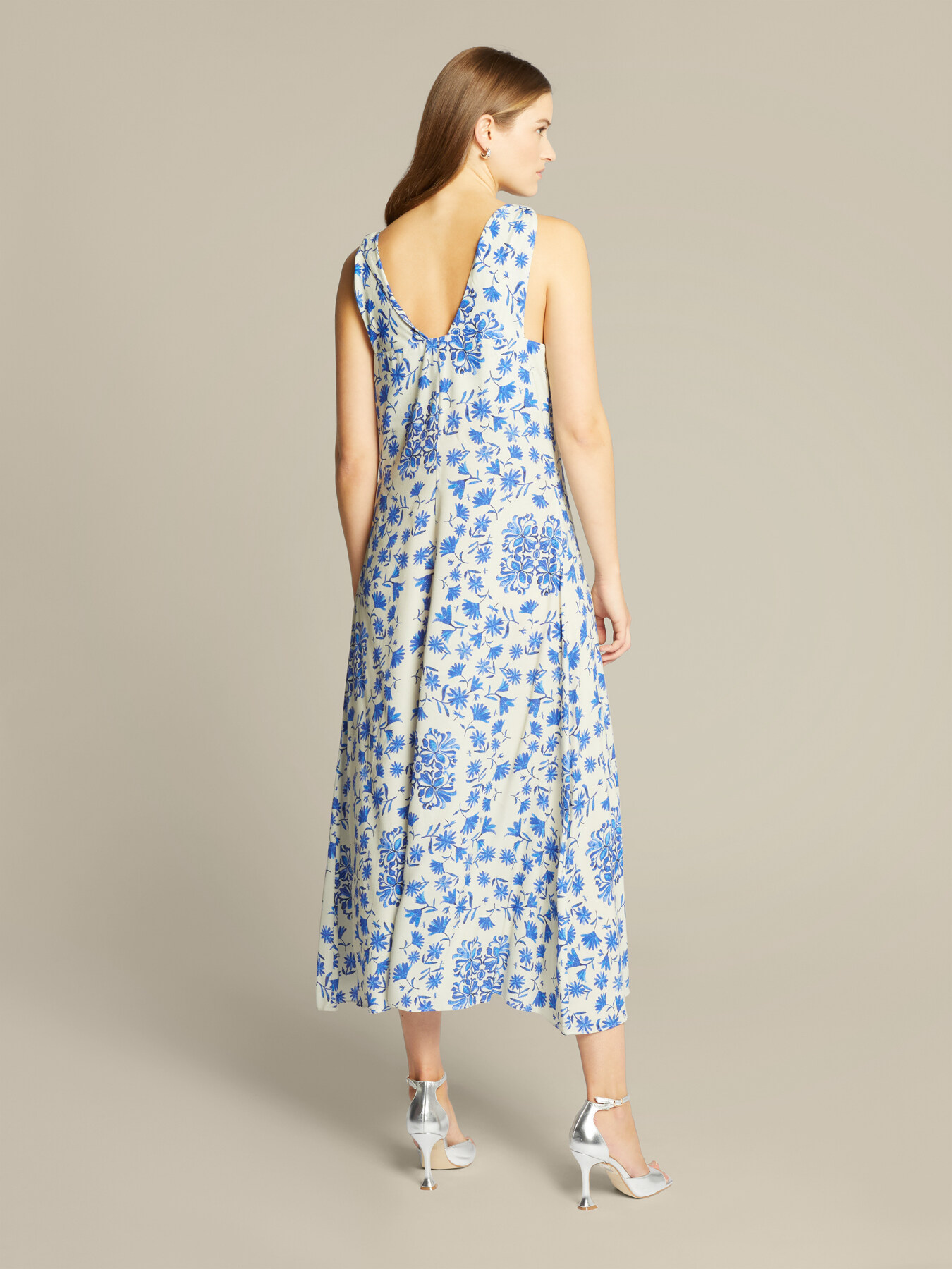 Printed ECOVERO&trade; viscose dress image number 1