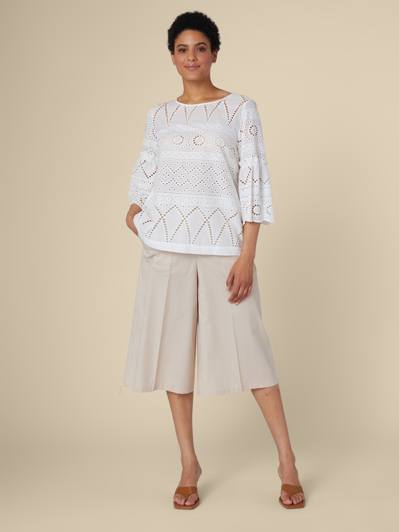 BERMUDA-HOSE AUS POPELINE image number 0