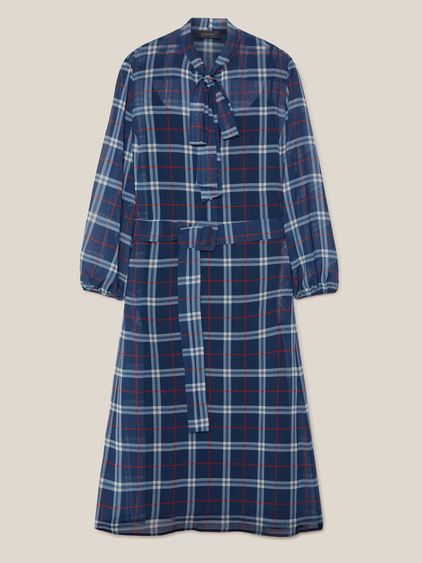 Printed georgette dress image number 0