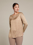 Blusa in raso stampato Ecovero&trade; image number 0