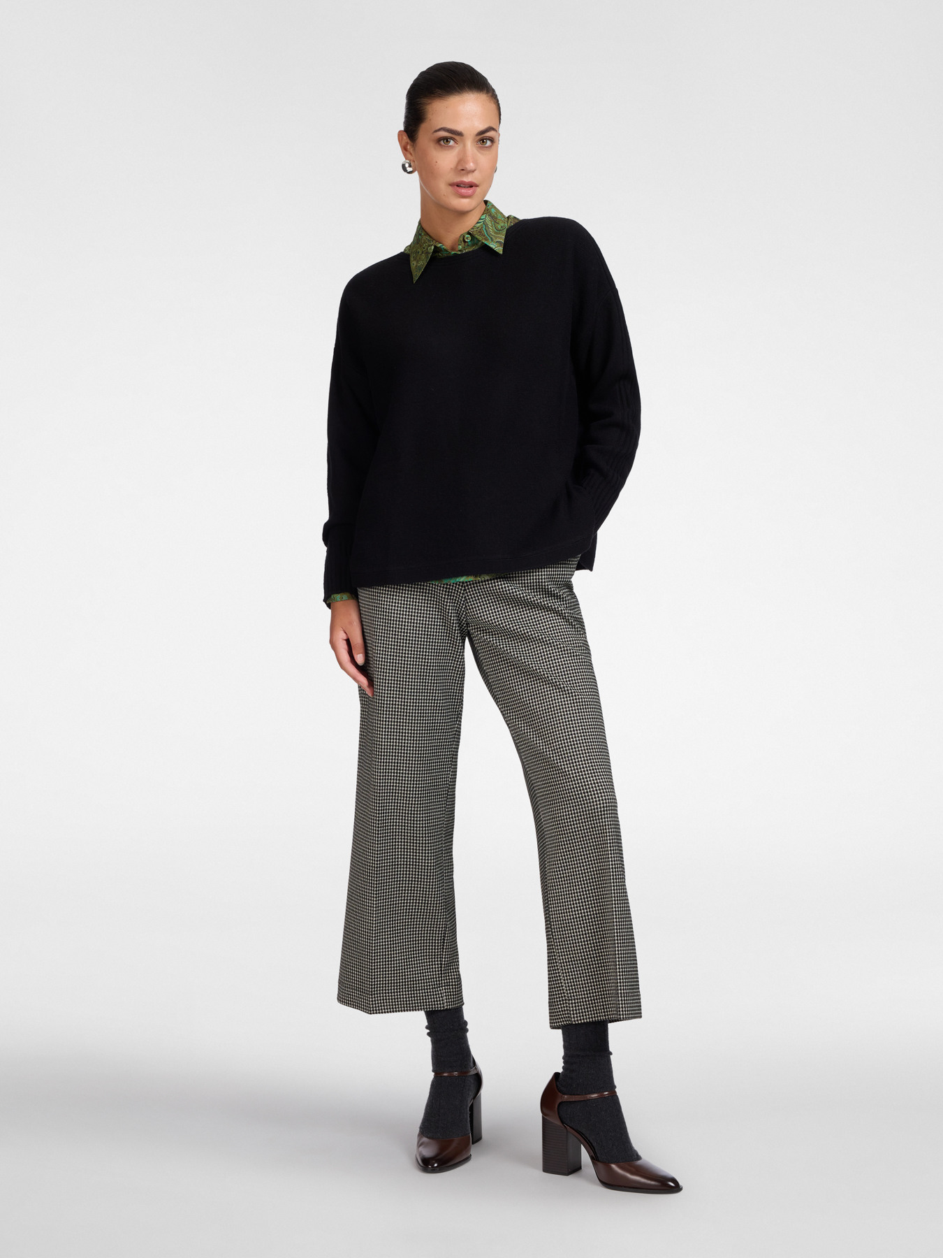 Pure wool boatneck sweater image number 2