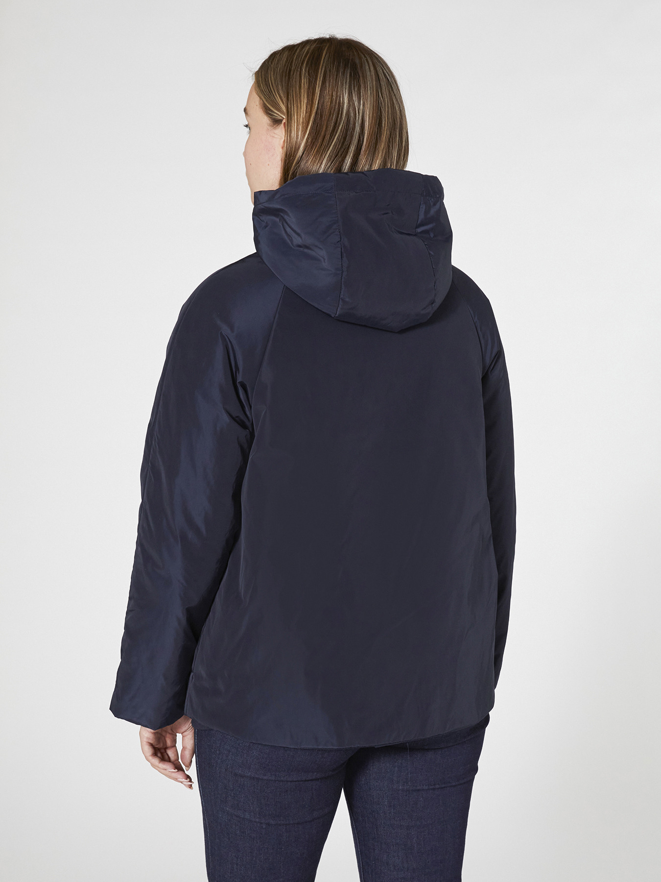 Nylon hooded jacket image number 2