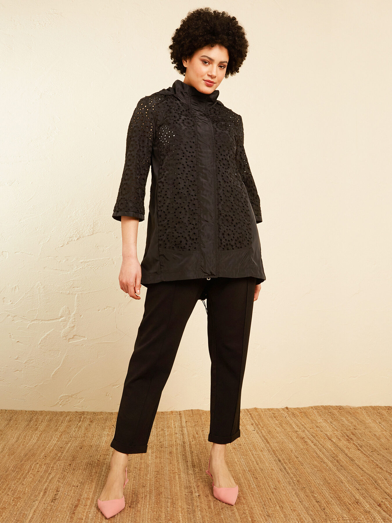 Giubbotto in sangallo tecnico image number 2