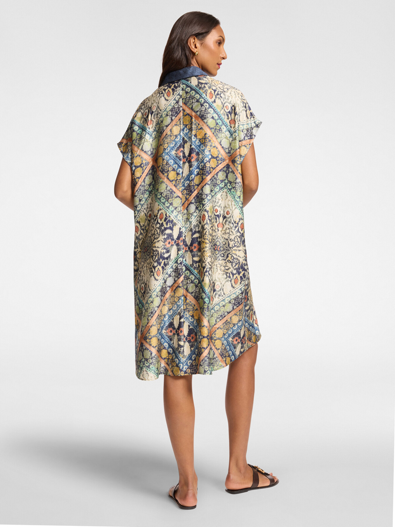 Kleid mit ethnischem Print image number 1