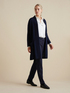 Cardigan lungo in pura lana image number 0