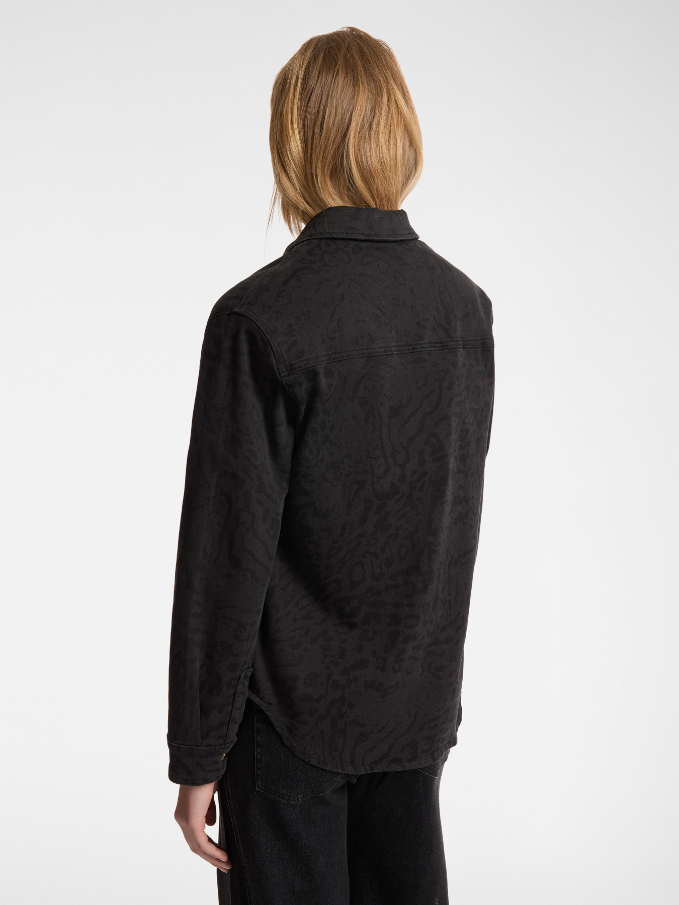 Tierprint-Jeanshemd image number 1