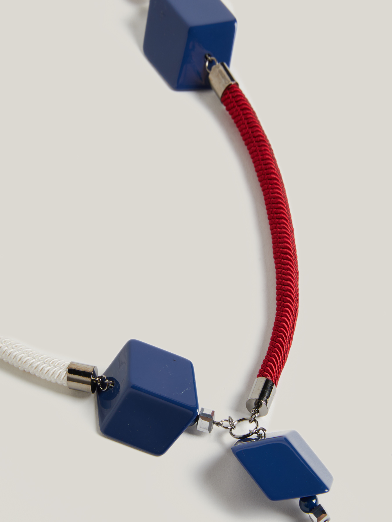 Necklace with geometric pendants image number 1