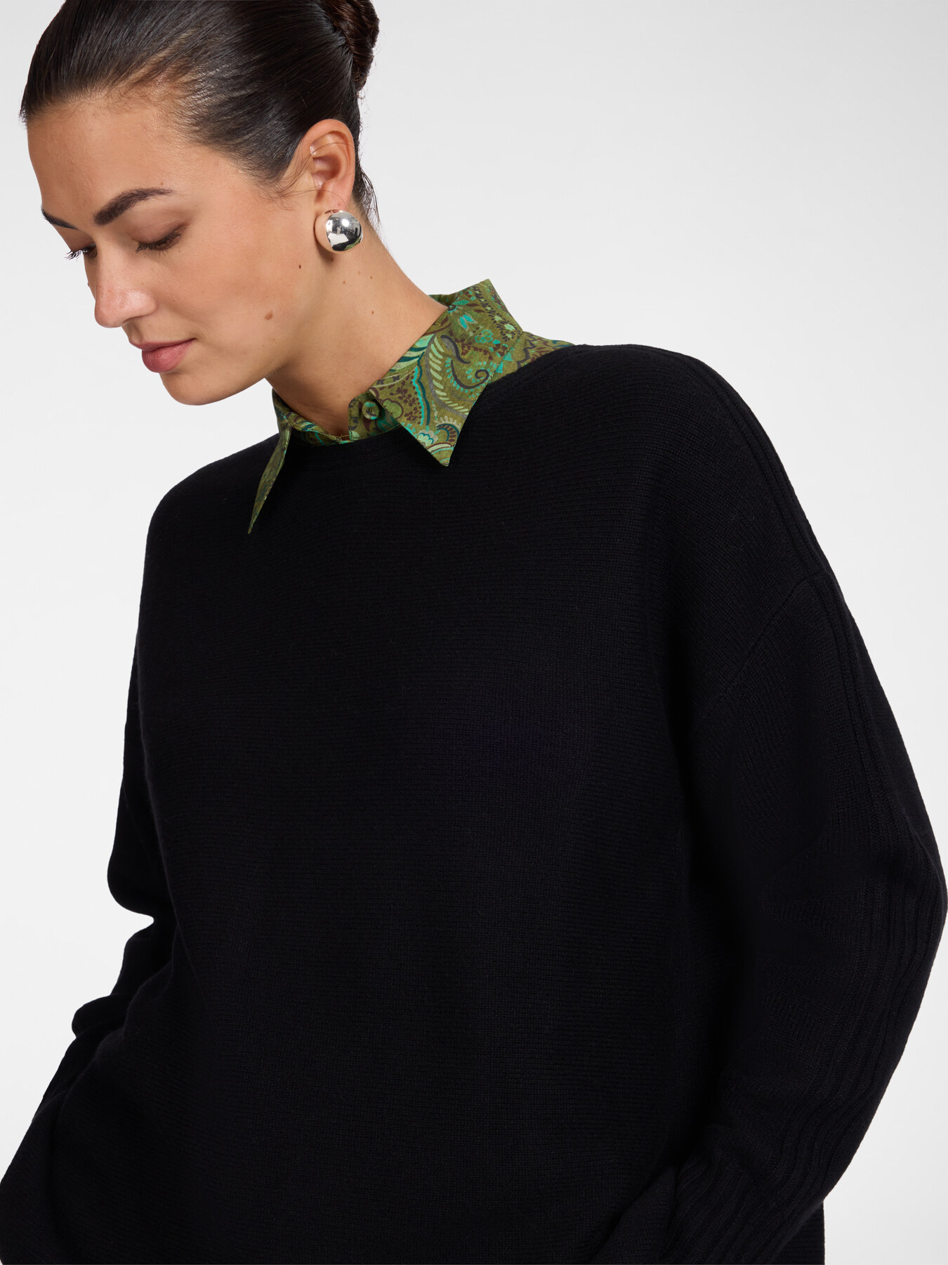Pure wool boatneck sweater image number 3