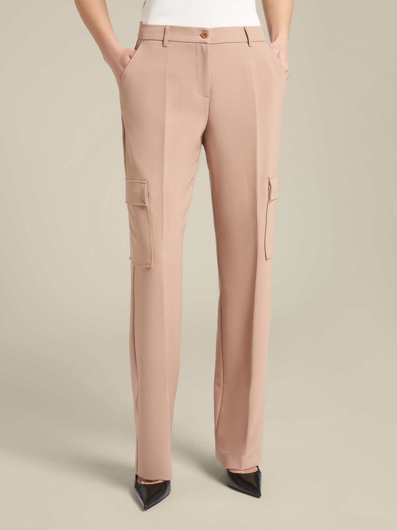 Cargo trousers made from recycled fibres image number 2