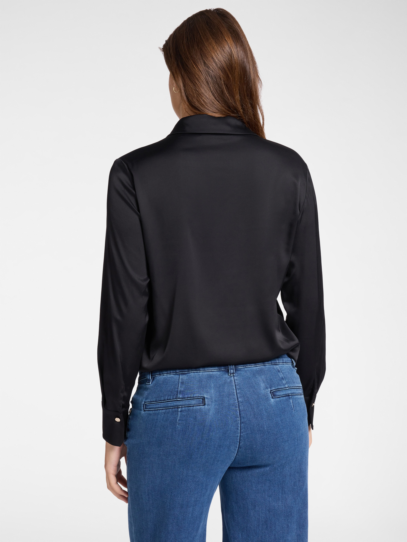 Hemd aus Stretch-Satin image number 1