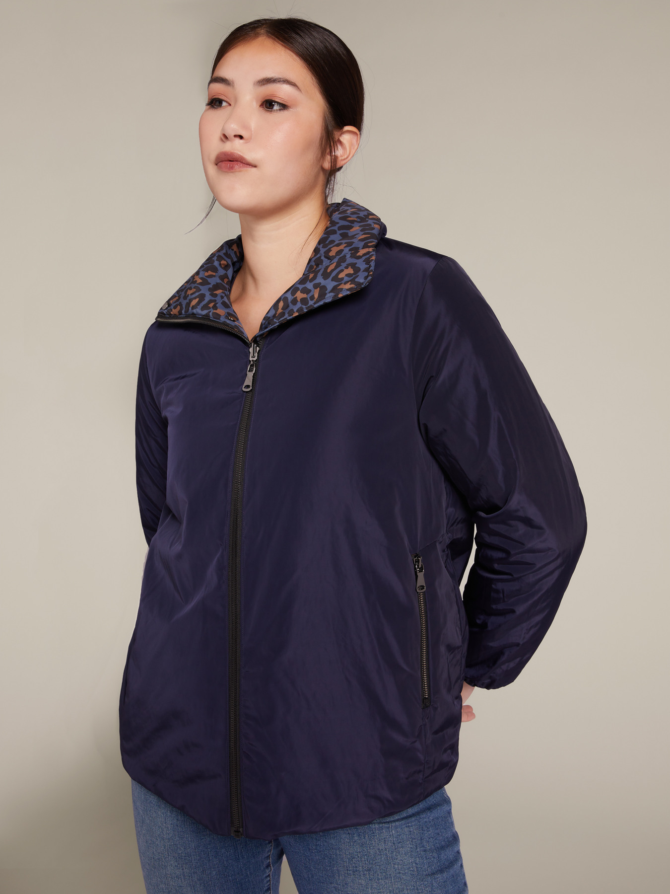 Wende-Steppjacke aus recyceltem Nylon image number 2