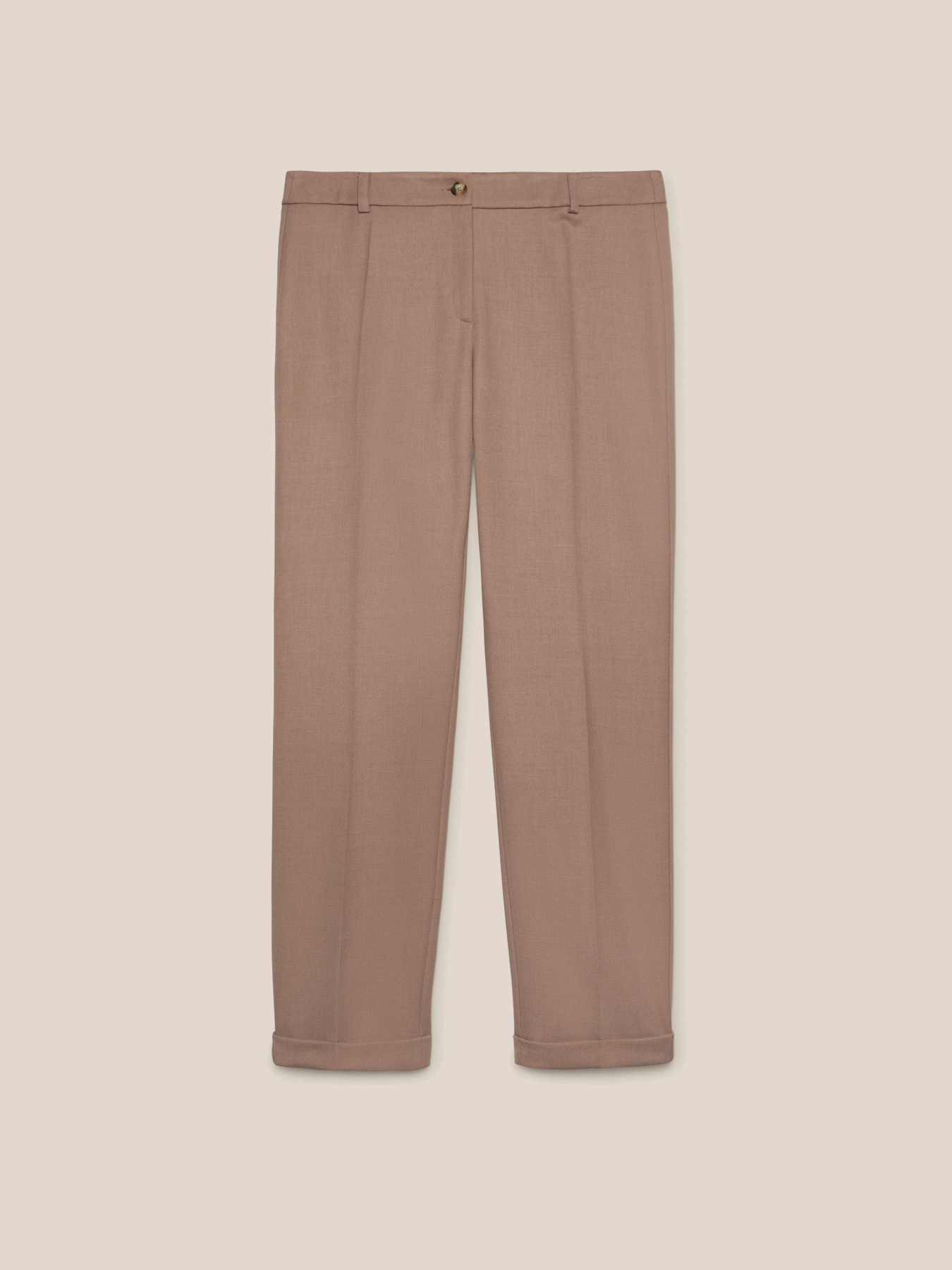 Pantaloni dritti in twill image number 4
