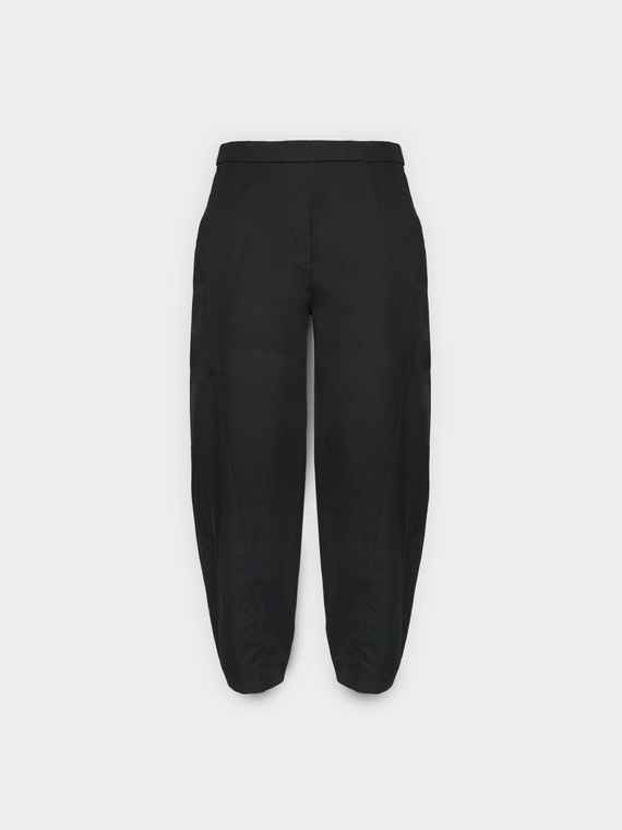 Pantalones globo de algod&oacute;n el&aacute;stico