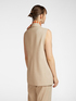 Blazer senza maniche in lino stretch image number 1