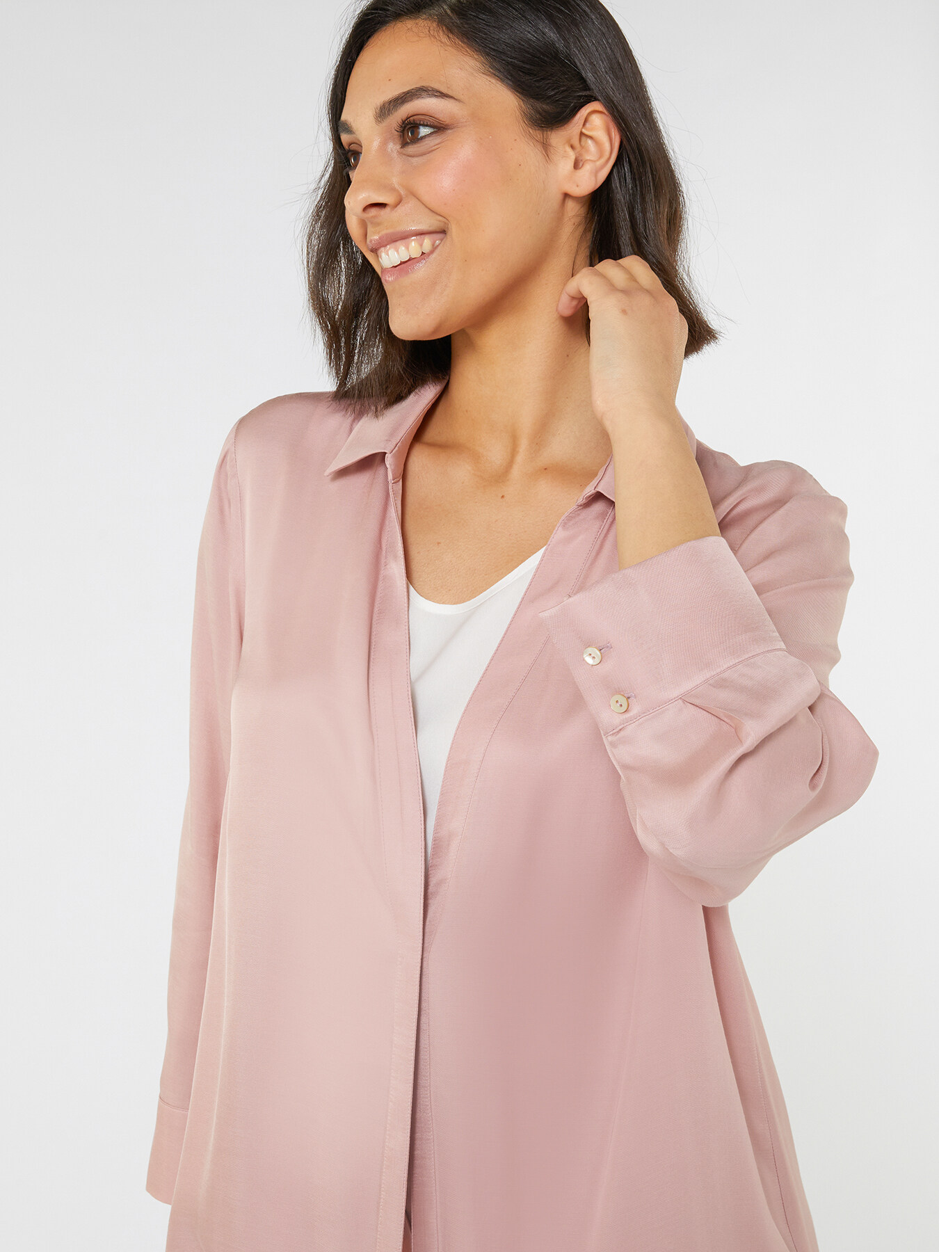 Lange elegante Hemdbluse image number 3