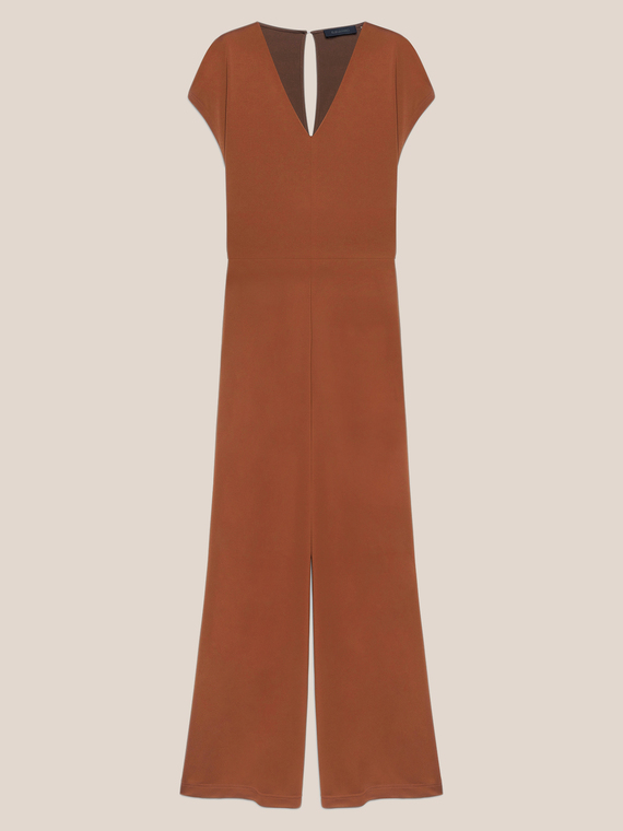 Crepe jersey trousers dress
