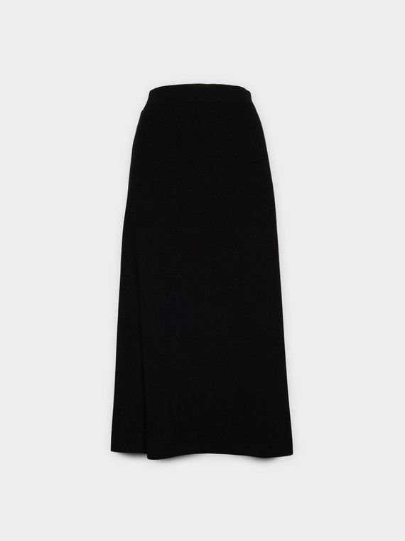 Jupe en tricot avec couture lat&eacute;rale