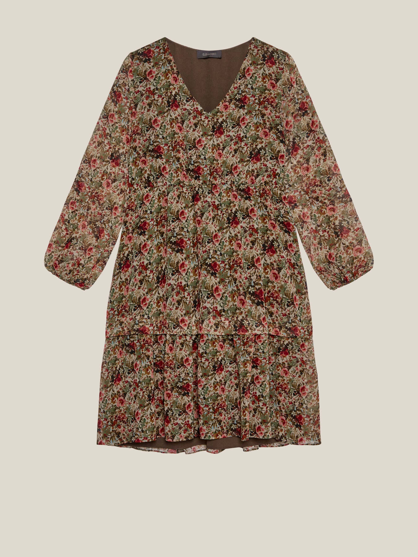 Abito in georgette stampata image number 4