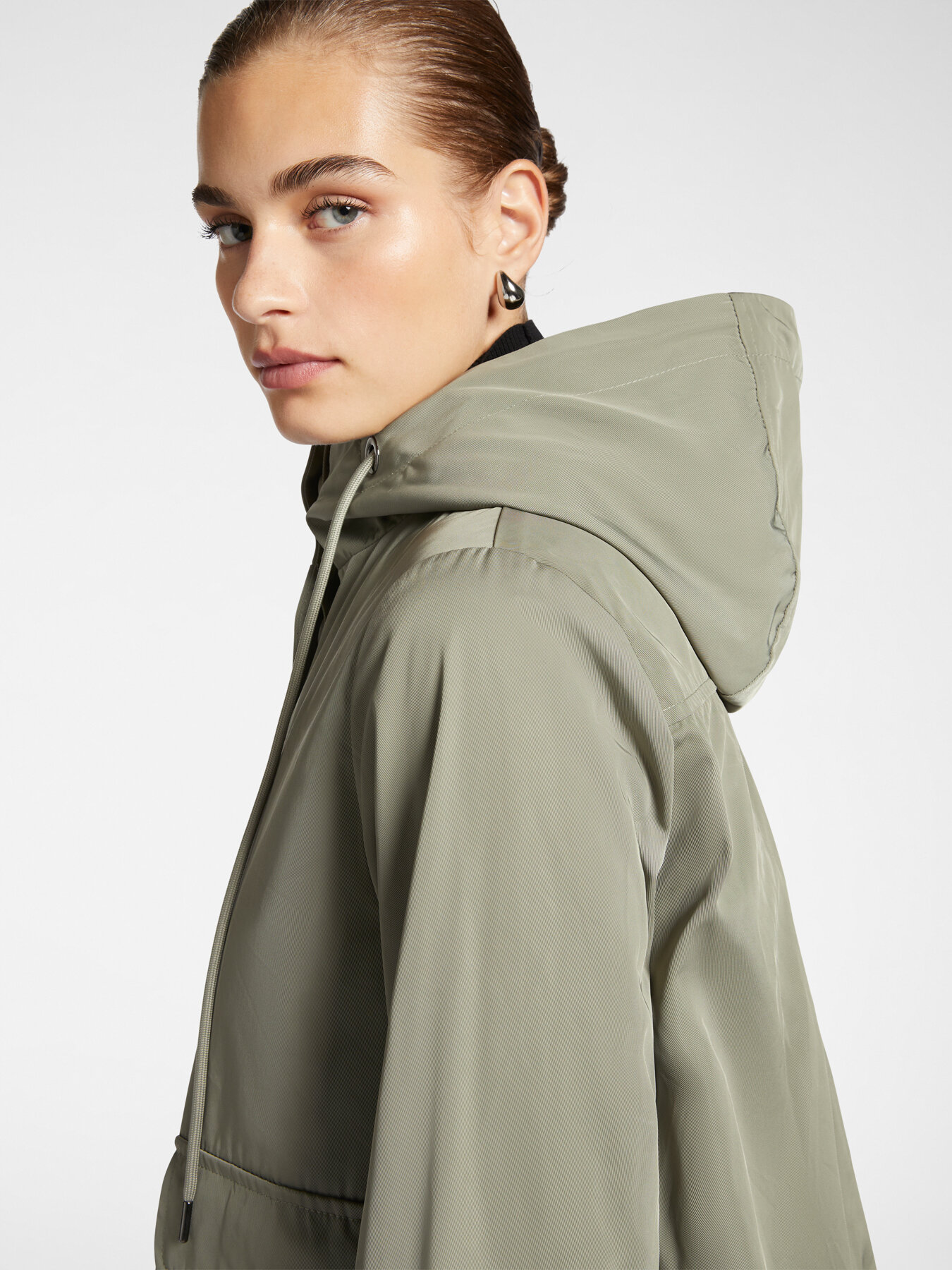 Parka in recycled nylon with detachable vest image number 3