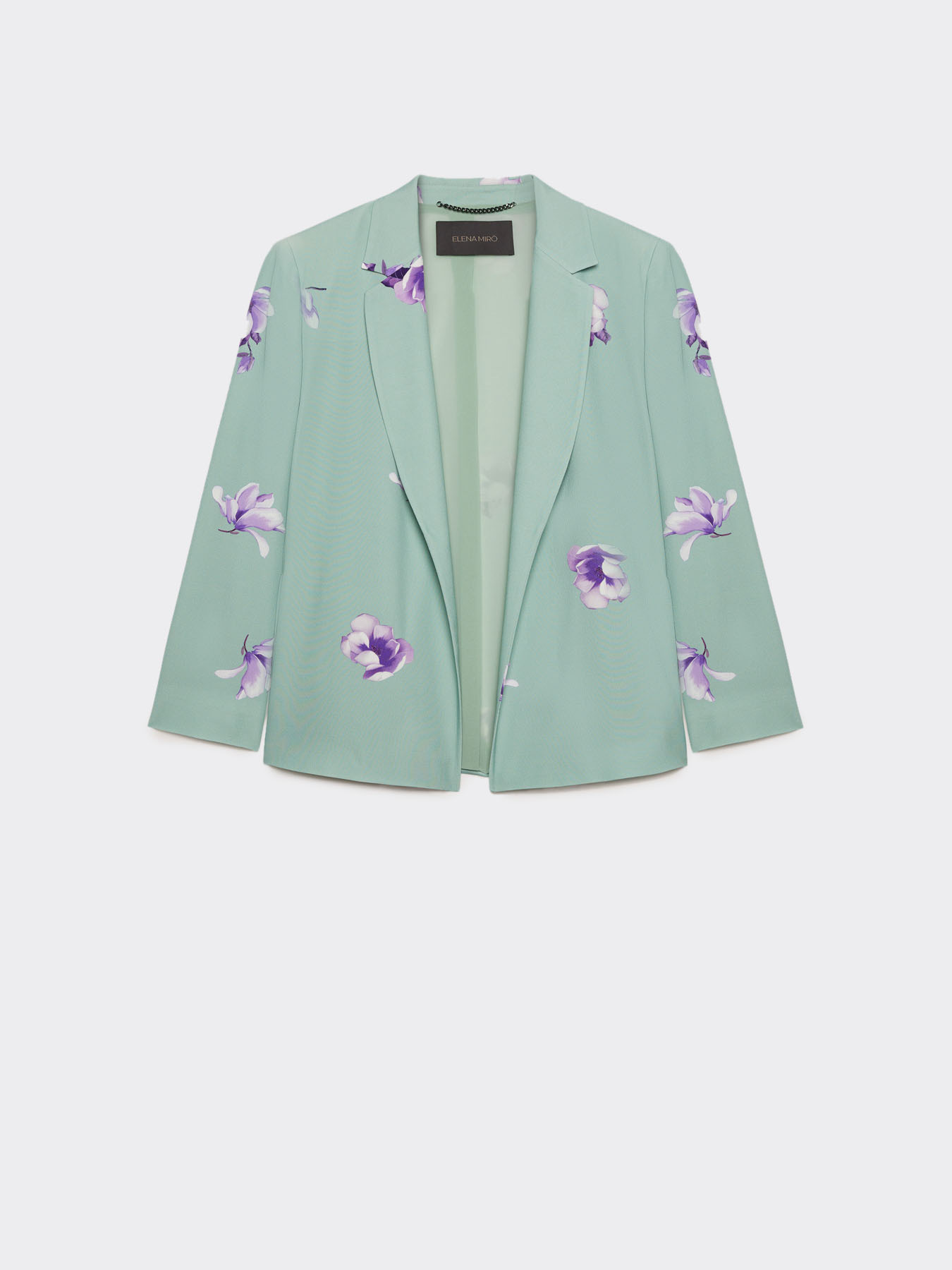 Weich fallende, bedruckte Jacke image number 0