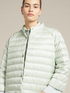 Short quilted recycled nylon down jacket image number 2