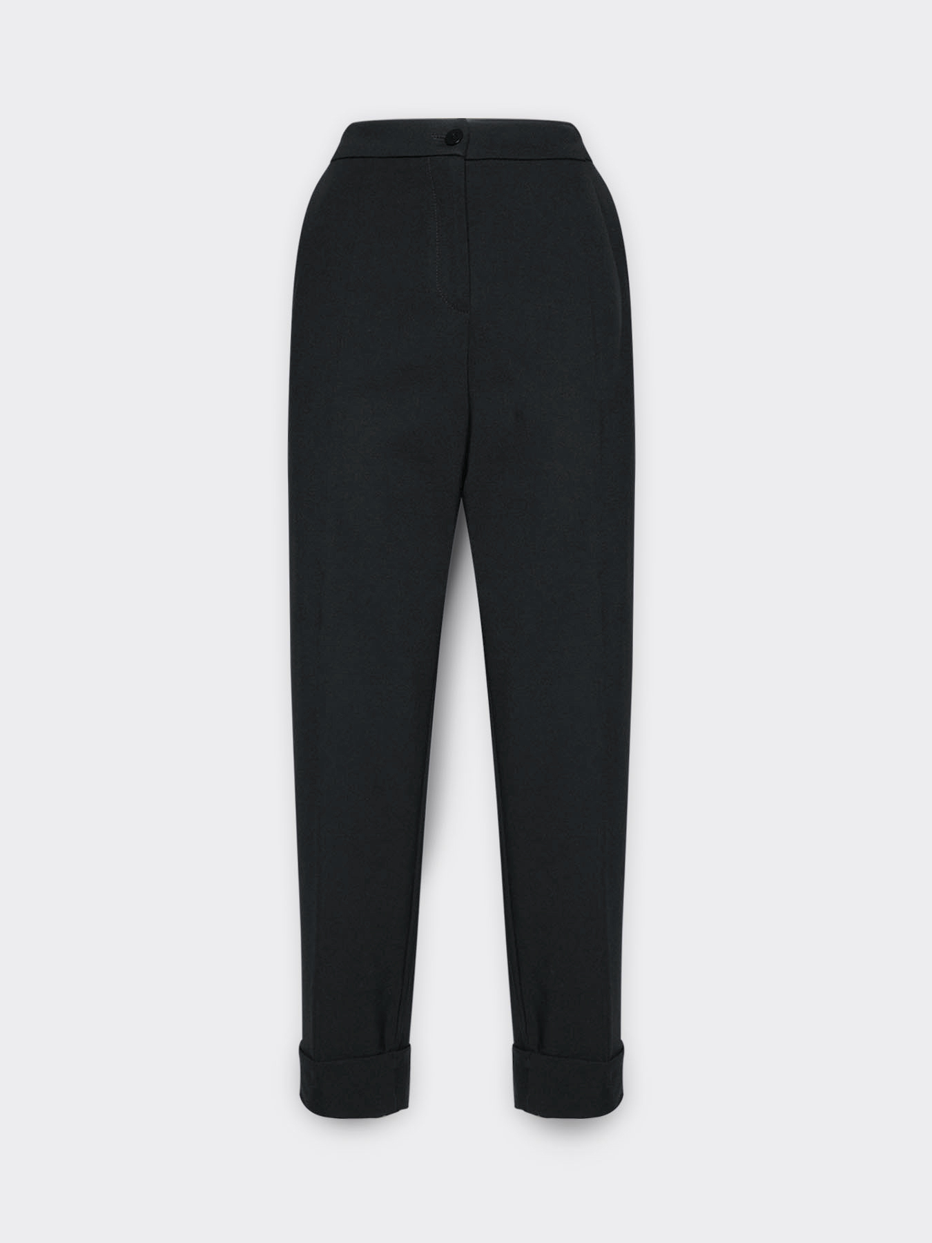 Pantalon large avec revers image number 4
