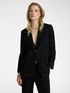 Single-breasted blazer in crepe fabric image number 4