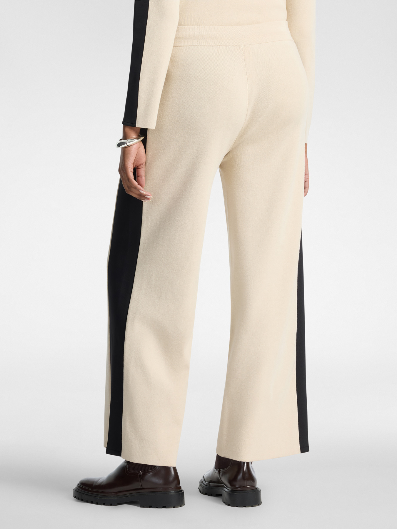 Palazzo-Strickhose mit Kordelzug image number 1