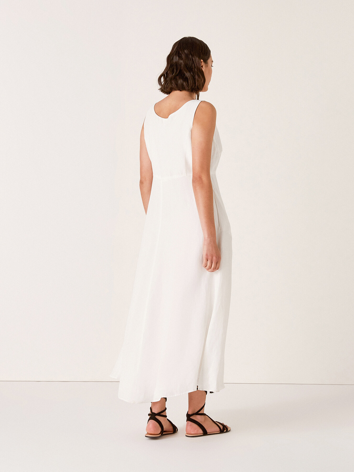 Vestido en tejido de alta calidad image number 1