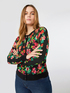 Cardigan &agrave; fleurs image number 1