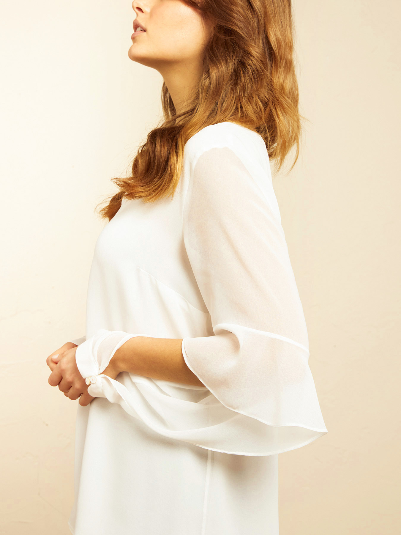 BLUSA IN GEORGETTE image number 3