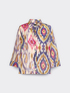 Printed cotton muslin shirt image number 4
