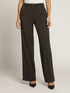STRETCH DIAGONAL STRAIGHT CUT TROUSERS image number 3
