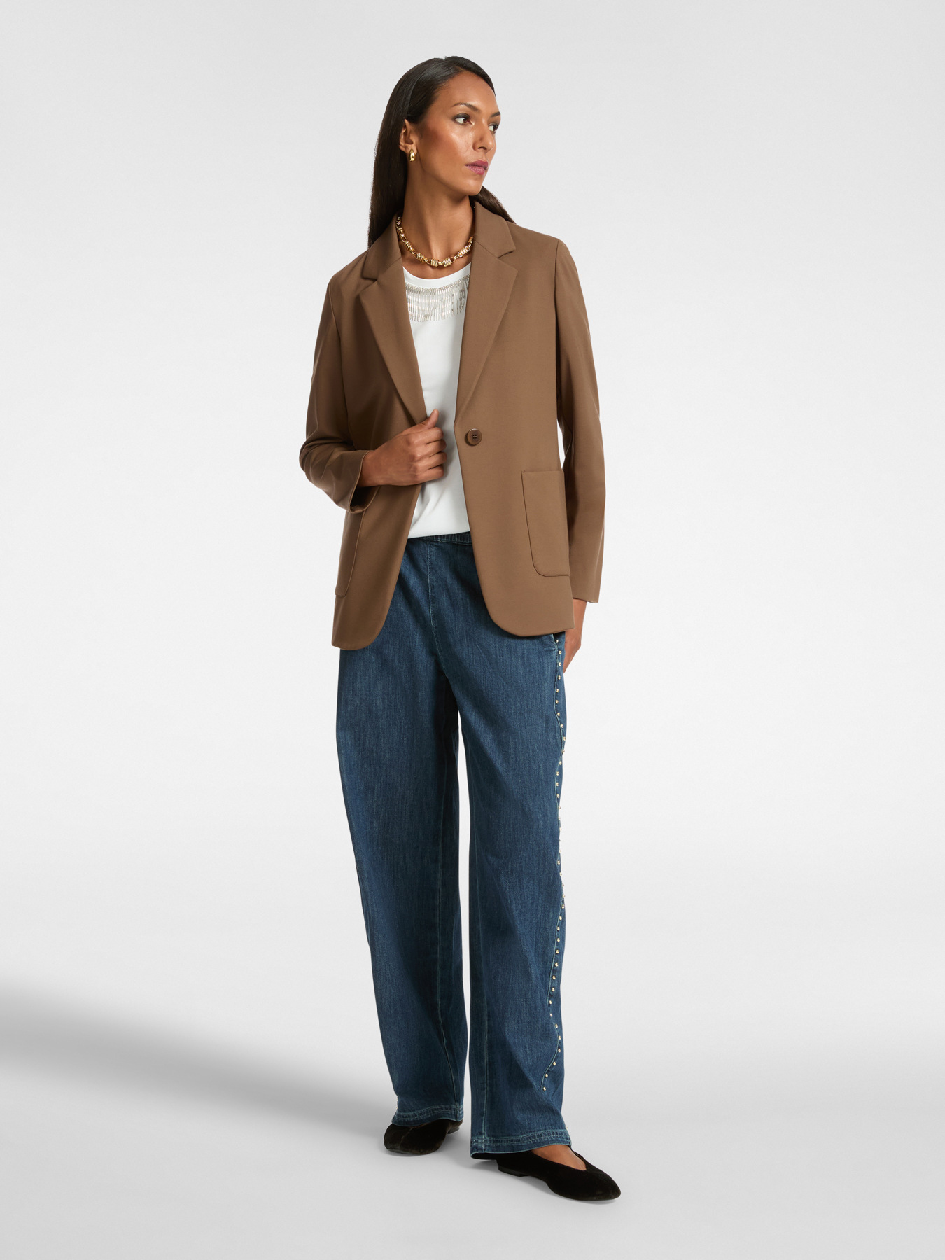 Blazer em malha Milano image number 2