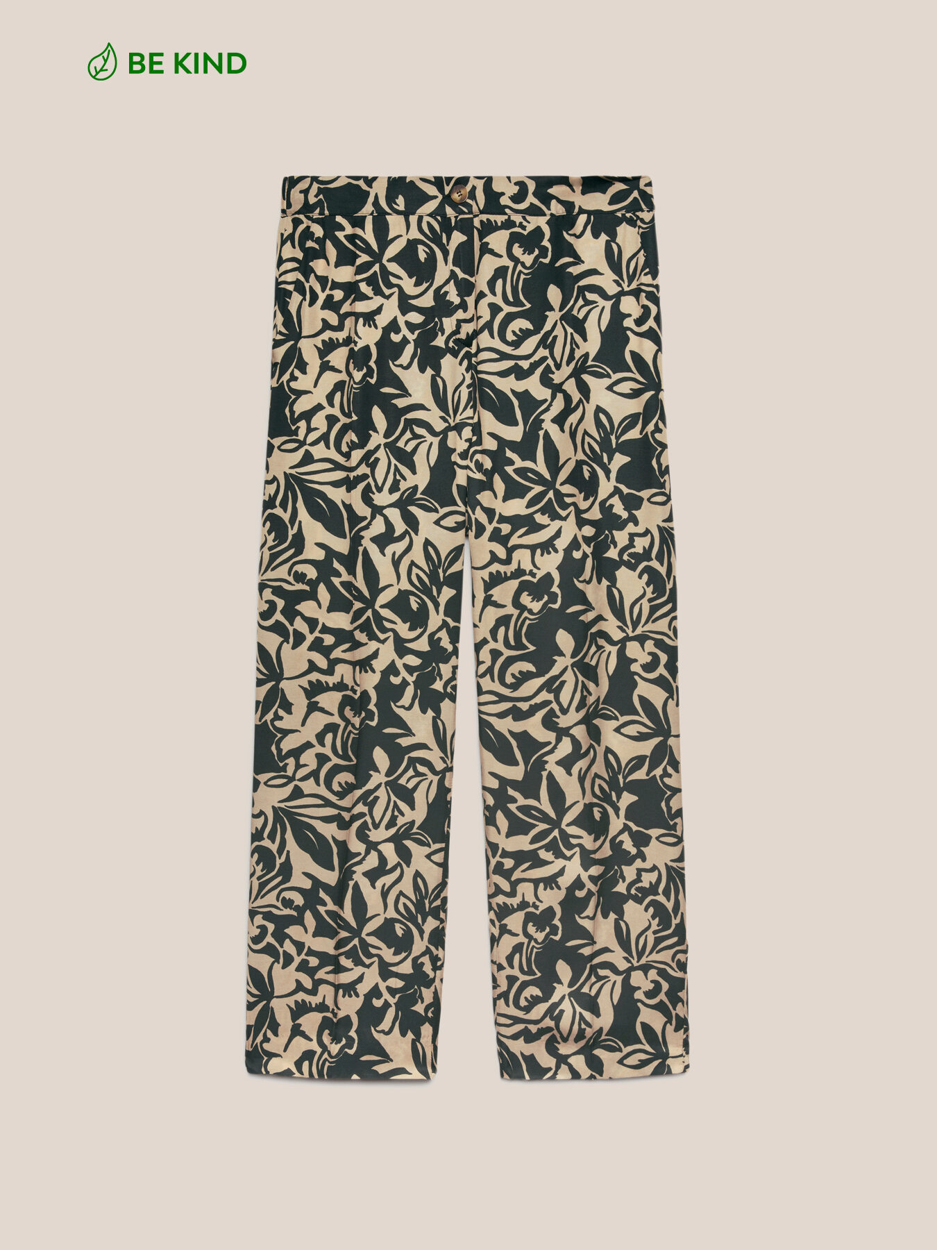 Printed ECOVERO&trade; viscose trousers image number 4
