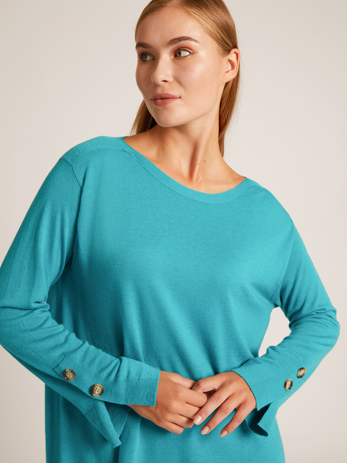 Pullover mit U-Boot-Ausschnitt image number 3