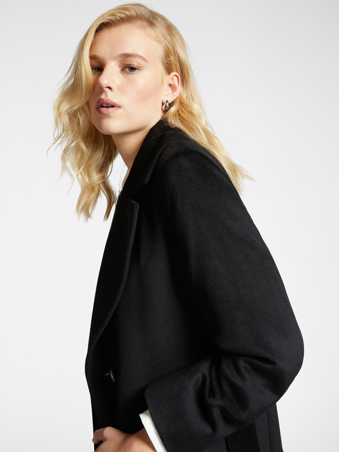 Manteau en laine luxury avec ceinture image number 3