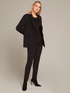 Blazer in tessuto cr&ecirc;pe image number 3