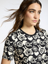 Printed viscose t-shirt image number 2